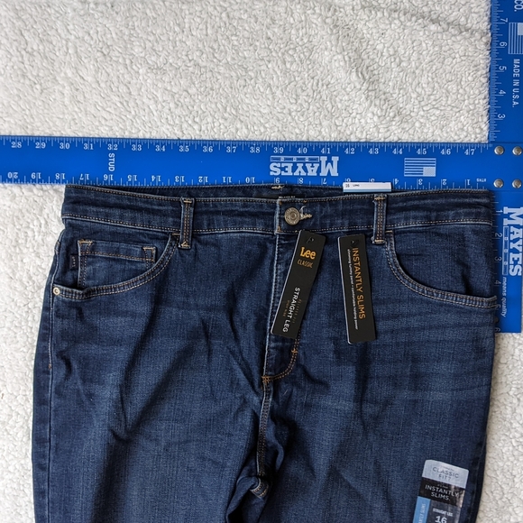 WOMEN’S INSTANTLY SLIMS LEE STRAIGHT LEG Jeans - Picture 8 of 10